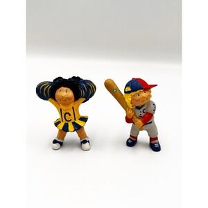 Vintage Cabbage Patch Kid Figures Lot Of 2 Mini Figurines PVC Rubber 1984 China